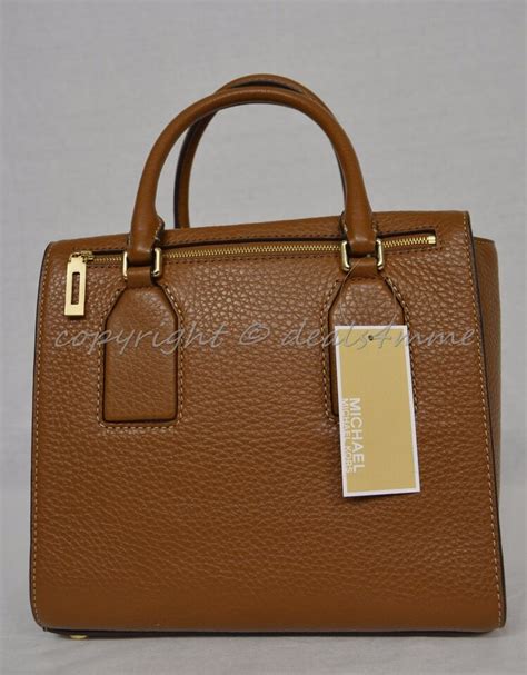 Selby Medium Leather Satchel .